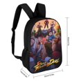 thumbnail image 2 of Street Fighter Juego-theme Backpack, Campus style schoolbag Bookbag with Adjustable Shoulder Straps And Large Zip Compartment, Unisex Travel Bags., 2 of 6