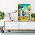 thumbnail image 2 of Donald Duck Diamond Art Painting Kits for Adults - Round Full Drill Diamond Dots Paintings for Beginners, 5D Paint with Diamonds Pictures Gem Art Painting Kits DIY Crafts Project Kits 12x16inch, 2 of 5