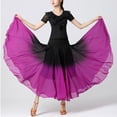 thumbnail image 4 of PMUYBHF Robe de Danse Performance Demi-Jupe Dégradé Robe de Danse Moderne Jupe Longue de Danse 3567 TG, 4 of 4