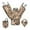 Brown Leopard, variant on Pzuqiu Flowers Back Seat Extender for Dogs Blue Hard Bottom Car Seat Cover for Dogs Waterproof Backseat Pet Cover with Dog Handkerchief Scarf Triangle Bandana for SUV,Sedan