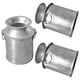 thumbnail image 3 of 3pcs mini jarrones de flores mini cubos de metal mini jarrones de hierro de hierro cubos miniatura, 3 of 5