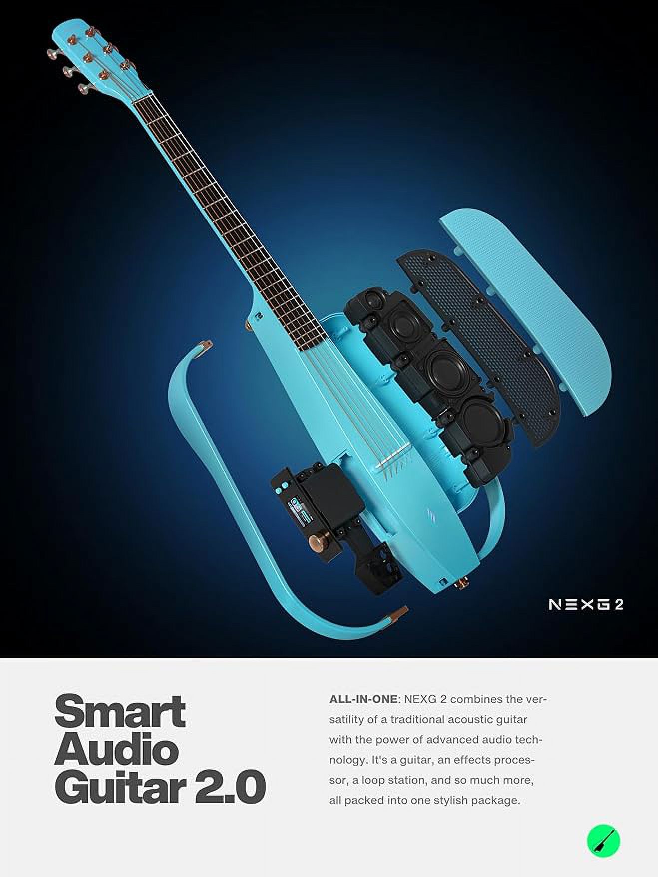 Enya NEXG 2 Basic Acoustic-Electric Guitar Carbon Fiber Travel