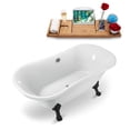 thumbnail image 2 of 68" Streamline N861GLD-CH Clawfoot Tub and Tray With External Drain, 2 of 7