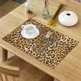 thumbnail image 5 of Wild Animald Leopard Pattern Table Mat Kitchen ration Placemat Table Napkin For Wedding Dining Accessories Table Mat, 5 of 7