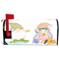 thumbnail image 2 of Coolnut Magnetic Mailbox Cover, Watercolor Cute Summer Gnomes Post Mail Box Cover Mail Wraps Cover, Oversize 25.4" L x 20.78" W, 2 of 5