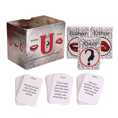 Thought-Spot Romantic Couples Date Night Card Game, 3-in-1, 160 Q&A Cards for Intimacy, Humor, and Romance