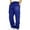 Navy, variant on PMUYBHF Male Mens Cargo Pants Baggy Sweats Men's Fitness Running Pants With Loose Waist Wide Feet Solid Color Pocket Loose Sweatpants Black Jeans for Men