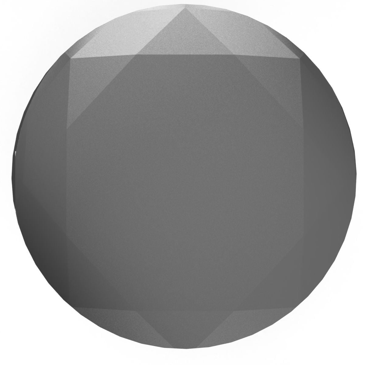 Spinpop Metallic Faceted Phone Grip - Black