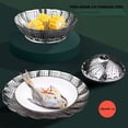 thumbnail image 3 of Vegetable Steamer Basket, Steam Basket Multifunction Stainless Steel Steamer Insert Folding Steam Rack Cookware Kitchen Accessory Fit Various Pots (All-Steel Steamer: Small), 3 of 5
