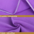 thumbnail image 3 of King Pillowcases Set of 2, 100% Brushed Microfiber, Soft and Cozy, Wrinkle, Fade, Stain Resistant with Envelope Closure, 20"x 36", Purple, 3 of 7
