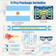 thumbnail image 3 of Kit de apoyo para hinchas Kaitiaki Argentina 11 piezas Mundial 2026, 3 of 9