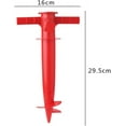 Outdoor Umbrella Base, Adjustable Plastic Sand Anchor Stand, Patio Sun