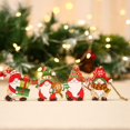 thumbnail image 3 of Adornos navideños LIUYMXG decoración de árboles de Navidad artesanías colgantes de madera estilo 1, 3 of 5