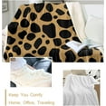 thumbnail image 3 of Cow Blanket Cow Print Blanket Animal Brown Throw for Chair Bedroom Living Room Sofa Couch Bed Outdoor Fleece Soft Cozy Throw Blanket, Twin(60"x80"), Cow Gift for Boys Girls, 3 of 6