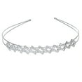 thumbnail image 4 of unbranded Elegant Silver Heart Crown Hairband Alloy Material Wedding and Party Accessory, 4 of 5