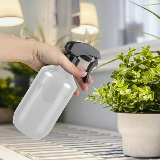 Botella De Spray De Plástico Botella Pulverizadora De 500 Ml Con Boquilla Ajustable Para Limpieza Del Hogar, Jardinería Y Cuidado De Plantas, Transparente (1 Unidad) Rkxzt