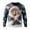 C-Blue688, variant on DHFJKG Mens Christmas Sweatshirt Santa Printed Long Sleeve Crew Neck Loose Fit Pullover Xmas Cozy Jumper Tops