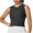 Black, variant on LSLJS Women's Solid Elastic Thread Slim and Sweat-absorbing Yoga Suit Sports Fitness Sleeveless Tank Top, Womens Camisole Tank Tops
