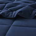 thumbnail image 4 of Nestl Twin Comforter, Quilted Down Alternative Bedding Duvet Insert, Navy, 4 of 10