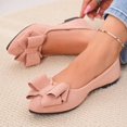 thumbnail image 6 of Women's Pointed Toe Knit Mary Jane Ballet Flats for Office Casual Wear Stretchy Dressy Slip-On Shoes with Arch Support, 6 of 7