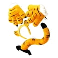 thumbnail image 3 of Cosplay Tail Set Disfraz Disfraz Regalo para Carnaval Accesorios Fiesta Tigre amarillo 4 piezas Yuyangstore cola de cosplay, 3 of 7