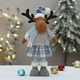Christmas Decorations Cute Santa Claus Snowman Figurine Christmas Tree
