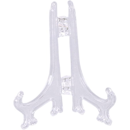 Plate Display Rack, Safe Wide Application Triangle Structure Portable Easels Dish Rack Holder for Hotel Kitchen Larger About 22cm