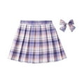 Girl Dresses Pleated Plaid Mini Skirt Skirts Skorts Outfits With