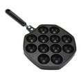 thumbnail image 4 of Takoyaki Pan 12 Cavities Grill Plate for Home Kitchen Round Pancakes, 4 of 9