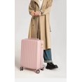 thumbnail image 4 of White luggage PC ABS Hardside Lightweight Suitcase with  20 inches, 4 of 4