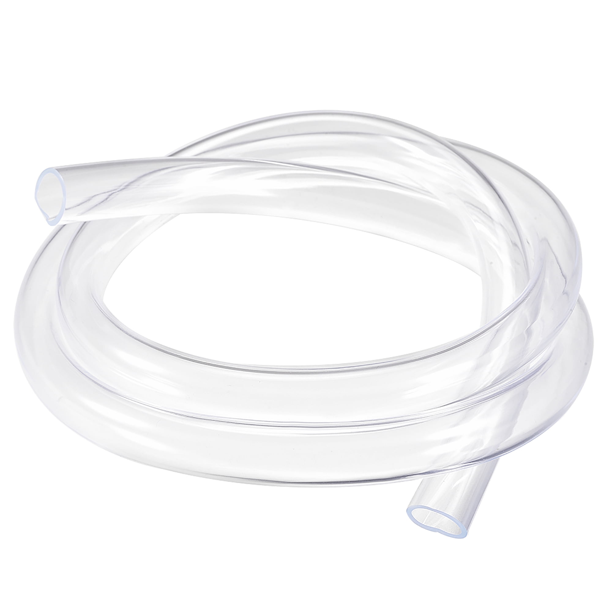 PVC Hose Tube, 19mm(0.74") ID x 24mm(0.94") OD 1.5m Clear Vinyl Tubing