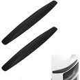 thumbnail image 1 of Universal Car Front Rear Corner Bumper Guard Protector Carbon Fiber Anti-collision Strip Sticker Anti-rub Edge (Black), 1 of 6