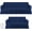 Navy Blue, variant on 2 Pcs Sofa Slipcover Set for Couch Cushion Couch Cover with Skirt Durable Washable High Elastic Stretchable Furniture Covers for Sofa Loveseat Arm Chair(Gray)