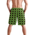 thumbnail image 3 of Men's Jamaican-Flag-Stripe-Caribbean-Island-Design Quick Dry Swim Trunks with Pockets Beach Board Shorts Bathing Suits S-3XL, 3 of 7