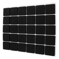 GOOHOCHY  30 Pcs Hardwood Floor Protectors for Furniture Non Slip Couch Feet Pads Black