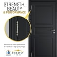 thumbnail image 6 of EMBASSY Door Hinge 5 x 5 Solid Brass Polished Nickel with Steeple Tips, 6 of 7