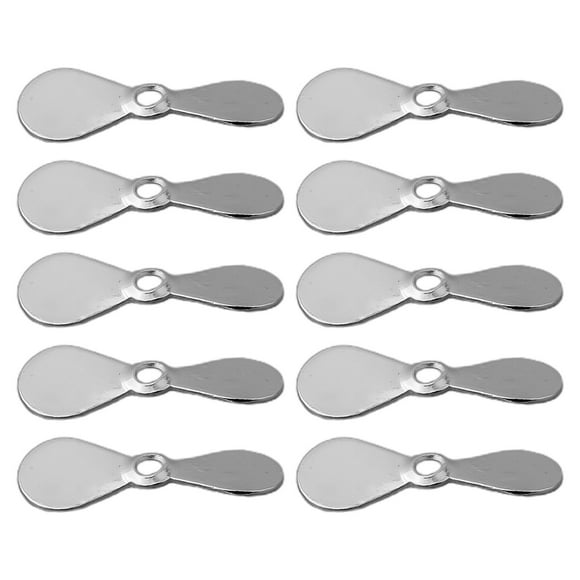 10 Pcs Prop Blades Propeller Style Spinner Blades DIY Topwater Lures Spin Blades