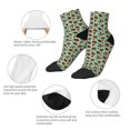 thumbnail image 5 of Fuzoiu Ladybugs 3 Print Adult Socks, Crew Moisture-wicking Socks, Unisex Cushion Crew Socks,Casual Sports Ankle Socks, 5 of 7