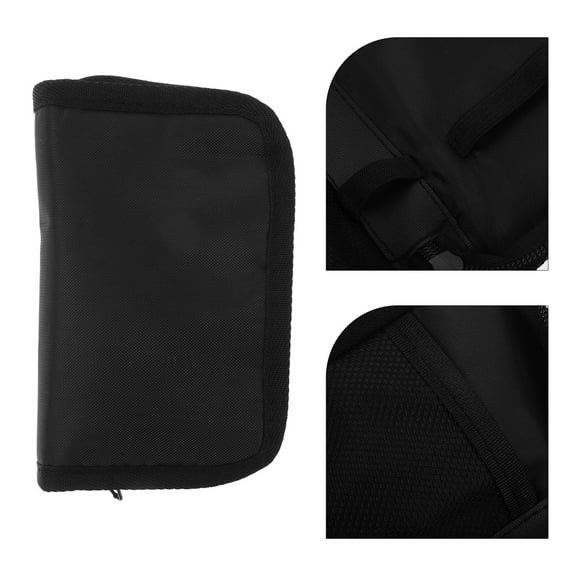 Uonlytech Portable Glucose Pouch Diabetic Storage Case Black Compact 1Set