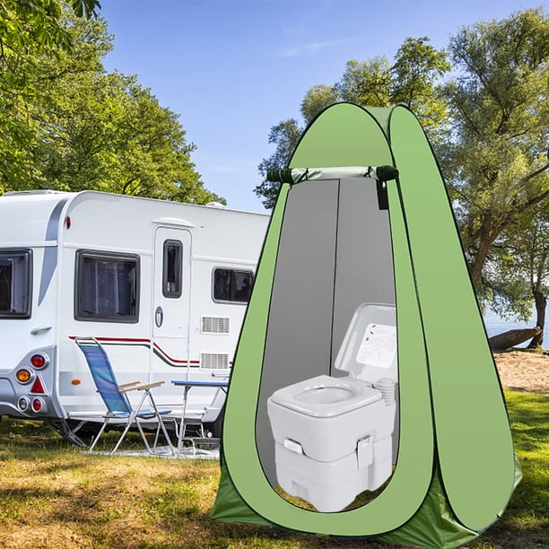 Tente De Douche Et Toilettes Pop-Up – Intimité Instantanée Pour Camping, Plage, Vestiaire – Imperméable, Anti-UV