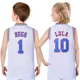 thumbnail image 2 of Camiseta de baloncesto juvenil Space Jam BUGS #1 LOLA TWEETY TAZ Movie Tune Squad Camisetas deportivas para niños Tops sin mangas para niños Individual Blanco, 2 of 5