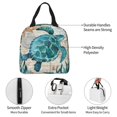 thumbnail image 3 of Disketp Watercolor Sea Turtle Lunch Bag for Women Men, Leakproof Thermal Cooler Sack Food Handbags Case High Capacity forTravel Work School Picnic, 3 of 5