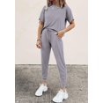 thumbnail image 2 of Conjunto de Chándal PRETTYGARDEN 2025 de Dos Piezas para Mujer Gris Talla L, 2 of 6