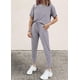 thumbnail image 2 of Conjunto de Chándal PRETTYGARDEN 2025 de Dos Piezas para Mujer Gris Talla L, 2 of 6