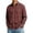 04#Red, variant on Mens Button Down Shirts Plaid Long Sleeve Shirts Lapel Collar Regular Fit Striped Fall Top