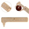 thumbnail image 2 of Calibrador Vernier deslizante portátil, herramienta de medición de doble uso hecha en latón de calidad, 2 of 5