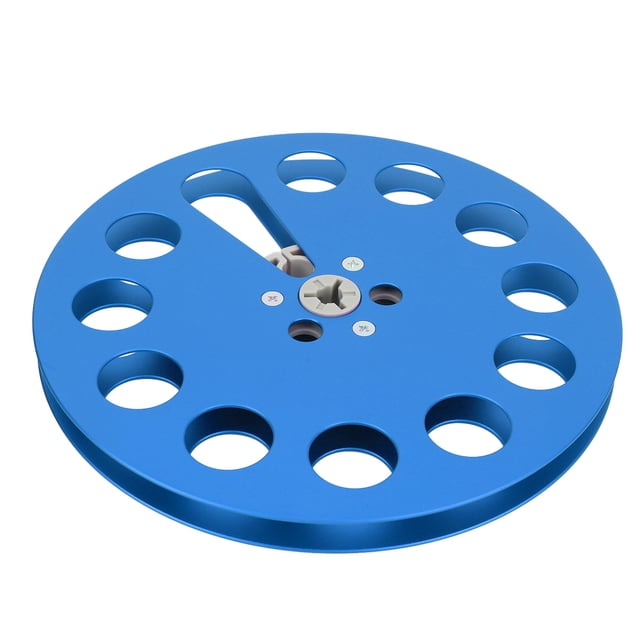 7 Inch Empty Tape Reel, Aluminum Alloy Metal Tape Reel, Suitable for 1/4 Inch Tape, Universal Open Reel Sound Tape Empty Reel for Studer Recording, with Multiple Wind