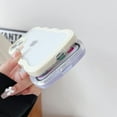 thumbnail image 4 of Cute Curly Wave Frame Shape Shockproof Soft Compatible with iPhone Case (White,iPhone 12), 4 of 5