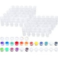 thumbnail image 1 of 80 Strips 480 Pots Empty Paint Strips Paint Cup Pots Mini Paint Pots Strips Clear Storage Containers for Classrooms Schools Paintings Art Festivals (3 ml), 1 of 7