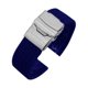 thumbnail image 1 of Correa de silicona universal de 22 mm para reloj, correa de liberación rápida (azul), 1 of 4